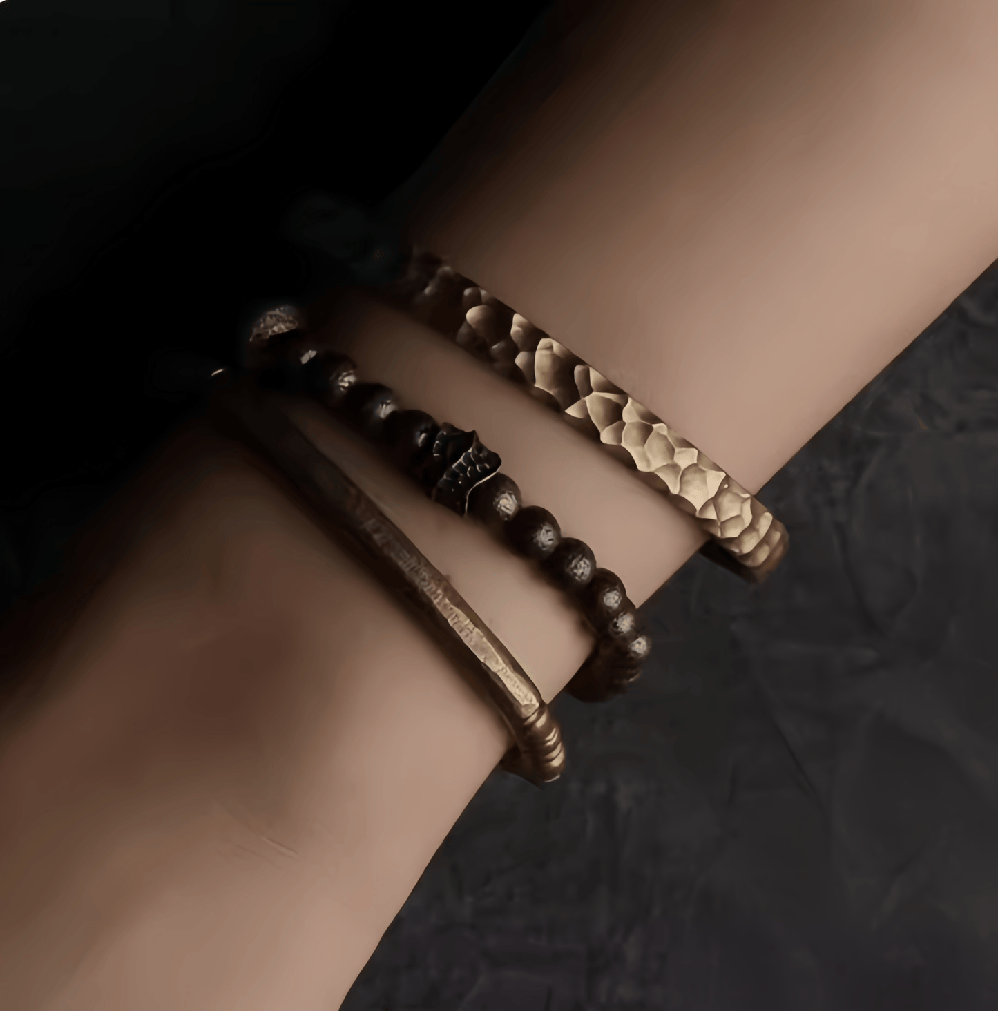 Energy Luxury Unique Handmade Brass Bracelet