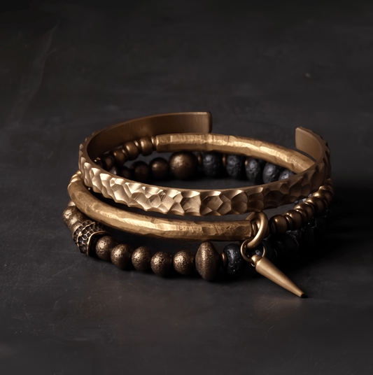 Energy Luxury Unique Handmade Brass Bracelet