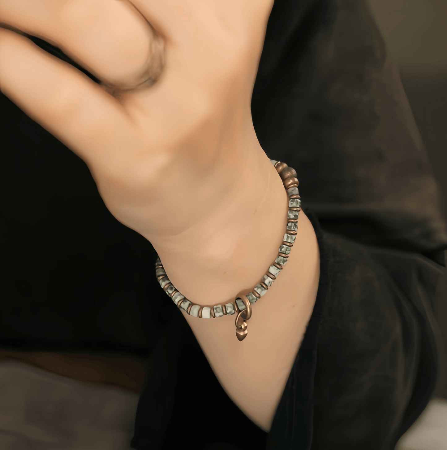 Energy Luxury Vintage Ethnic Single-Strand Bead Bracelet