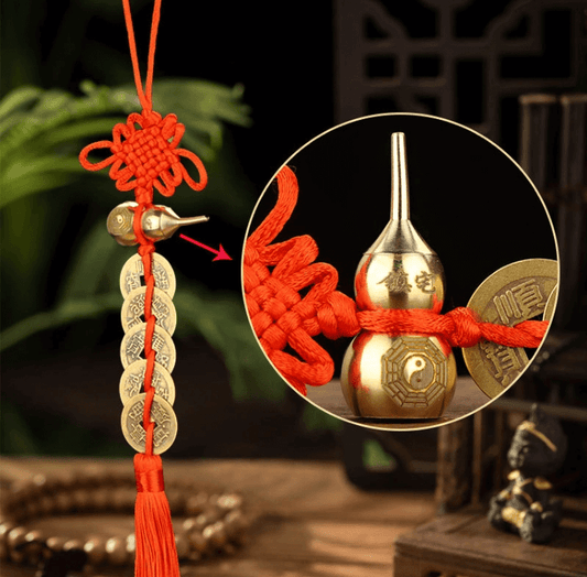 Feng Shui Wealth Coin Hanging Charm – Doorway Prosperity Blessing