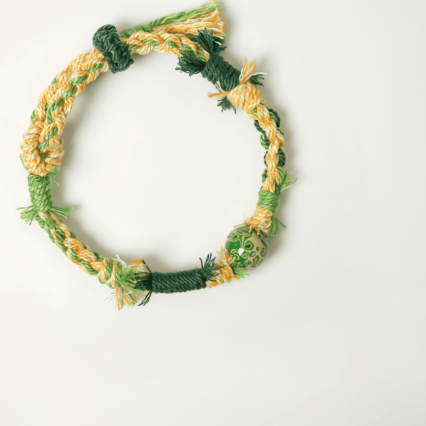 Energy Luxury Spring Dawn – Handcrafted Green Lacquer Bracelet