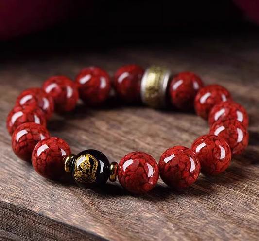 The Flame of Passion – Red Jasper Fire Element Bracelet