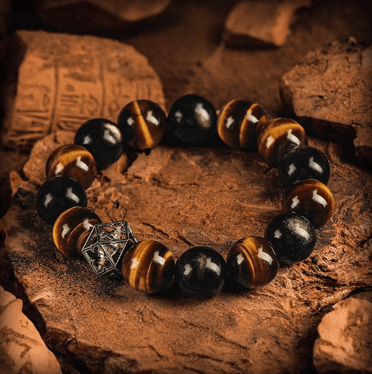 The Flow of Insight – Black Obsidian Water Element Bracelet
