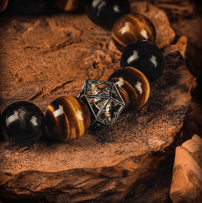 The Flow of Insight – Black Obsidian Water Element Bracelet