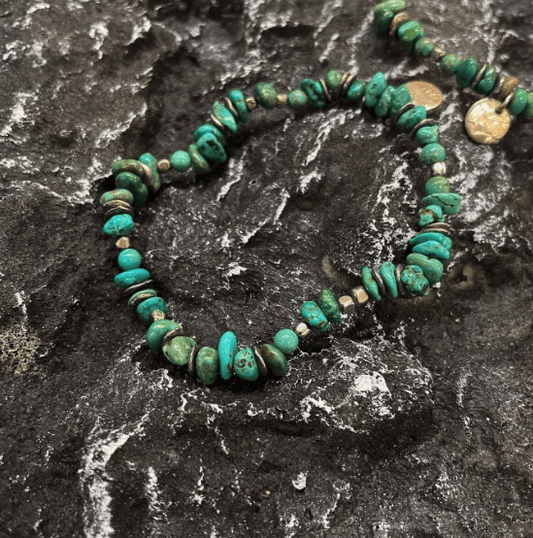 The Root of Growth – Malachite Wood Element Bracelet